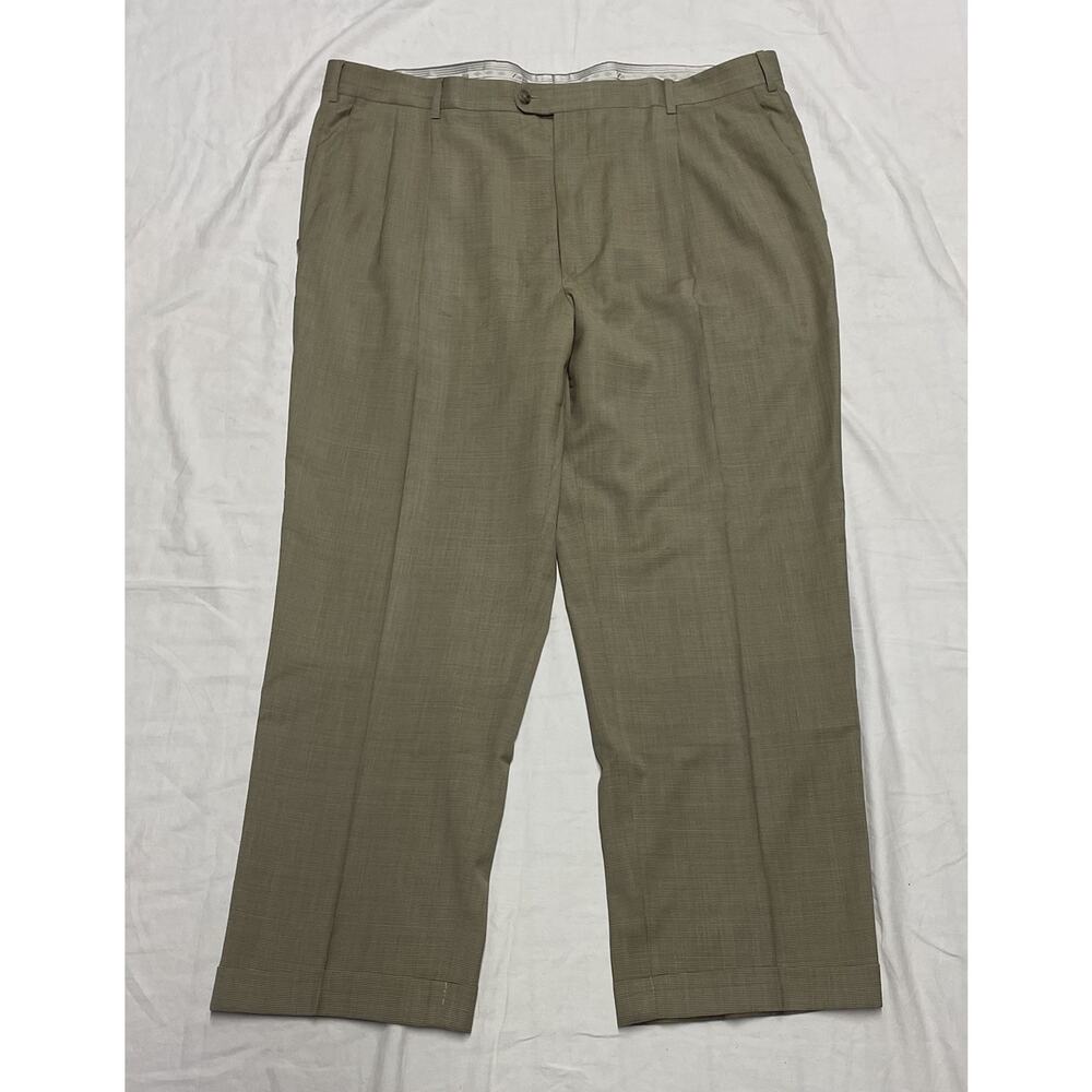 Zanella Bennett Mens dress pants 100% Wool Italy  Size 40 X28